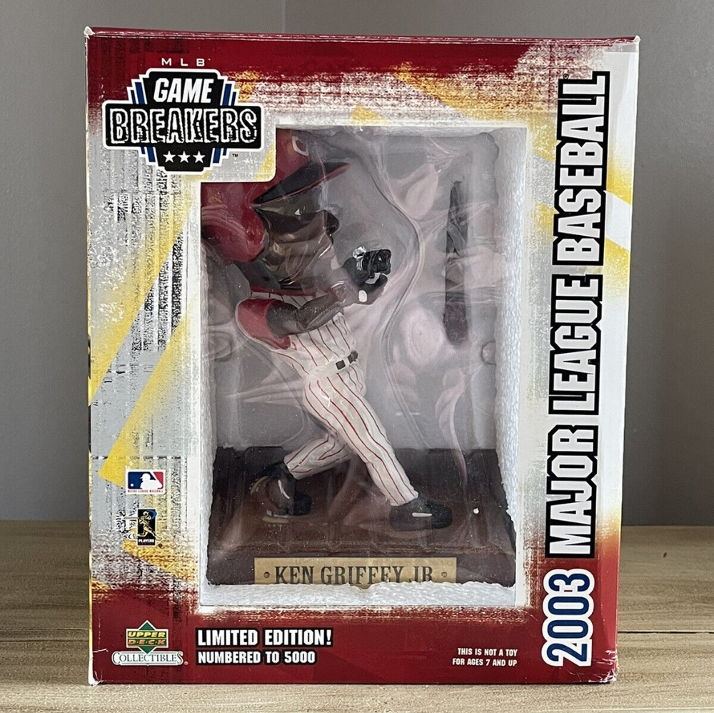 KEN GRIFFEY JR. Cincinnati Reds 2003 UpperDeck “Game Breaker” Figurine NIB!